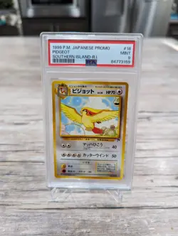 Pidgeot #18 Southern Island 1999 Pokemon Pocket Monsters Japanese Promo PSA 9 - Image 1