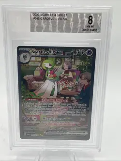 2023 Pokemon Scarlet & Violet Gardevoir Ex SIR #245 Beckett 8 (NM-MT) - Image 1
