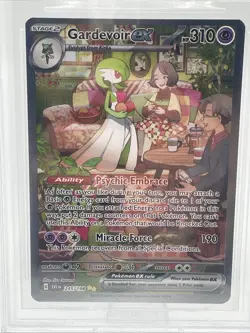 2023 Pokemon Scarlet & Violet Gardevoir Ex SIR #245 Beckett 8 (NM-MT) - Image 2