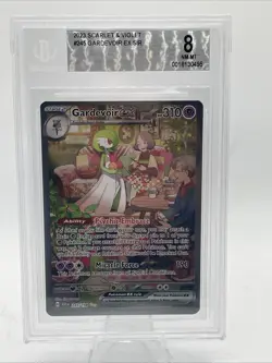 2023 Pokemon Scarlet & Violet Gardevoir Ex SIR #245 Beckett 8 (NM-MT) - Image 3