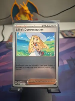 Lillie's Determination (Reverse Holo) 119/132 Uncommon Pokemon Mega Evolution - Image 1