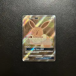 Pokemon TCG Eevee GX SM233 Full Art Black Star Promo Sun & Moon - Image 2