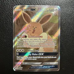 Pokemon TCG Eevee GX SM233 Full Art Black Star Promo Sun & Moon - Image 4