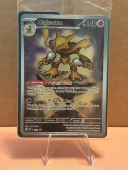Alakazam MEP 009 Promo Mega Evolutions NM-MT In Hand Pokemon TCG - Image 1