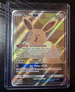 Pokemon TCG Eevee GX SM233 Full Art Black Star Promo Sun & Moon - Image 1
