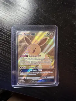 Pokemon TCG Eevee GX SM233 Full Art Black Star Promo Sun & Moon - Image 2