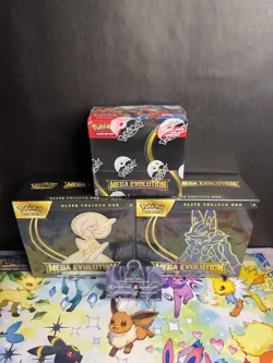 Pokemon TCG: Mega Evolution Enhanced Booster Box + Elite Trainer Box Set Bundle - Image 1