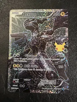 Zekrom 114/114 Holo Rare Pokemon TCG Celebrations Classic Collection - Image 1