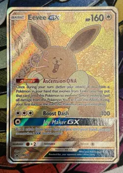 Pokemon Eevee GX SM233 Alt Art Black Star Promo MP - Image 1