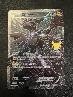 Zekrom 114/114 Celebrations: Classic Collection Holo Pokemon - Image 1