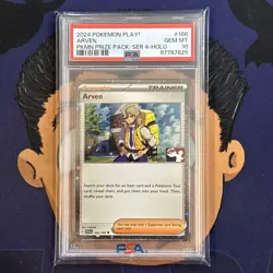 💎PSA 10 GEM MINT 2024 Pokemon Play! Prize Pack Series 4 ARVEN #166 Holo - Image 2