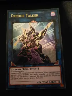 Yu-Gi-Oh! Decode Talker YS17-EN041 Ultra Rare 1st Edition Lightly Played - Image 1