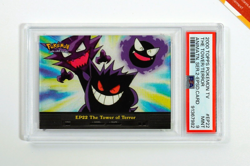 Pokemon PSA 9 The Tower Of Terror #EP22 Animation Serie 2 Card 2000 Japanese - Image 1