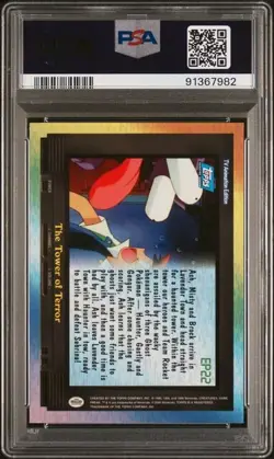 Pokemon PSA 9 The Tower Of Terror #EP22 Animation Serie 2 Card 2000 Japanese - Image 3