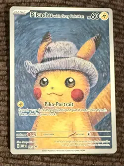 Pikachu with Grey Felt Hat 085 Sv: Scarlet & Violet Promo Card CLEAN - Image 2