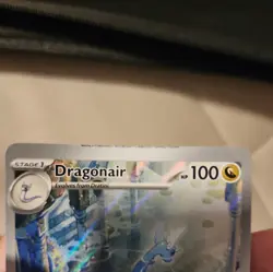 Pokemon Card 151 Dragonair Off Center Miscut Error - Image 4