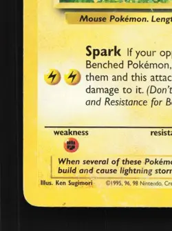 Pikachu 60/64 HP Jungle English Pokemon Card TCG - Image 2