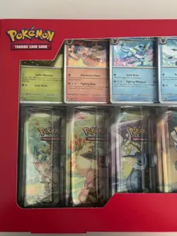 🃏Pokemon TCG Prismatic Evolutions Costco 8 Mini-Tin Bundle + Promo Cards SEALED - Image 3