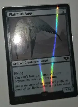 MTG Platinum Angel Foil Card From the Vault: Angels - Image 1