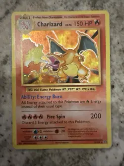 2016 Charizard LVL 76 11/108 Holo Rare Pokemon Card - Image 1