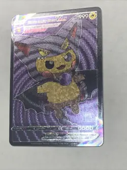 Pikachu Cosplay Gliscor Pokemon Custom ACG Goddess Card Holo Foil Anime Cute - Image 4