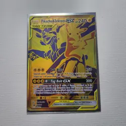 Pokemon Pikachu & Zekrom GX Tag Team SM248 Promo Card Sun & Moon NM Condition - Image 1