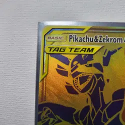 Pokemon Pikachu & Zekrom GX Tag Team SM248 Promo Card Sun & Moon NM Condition - Image 2