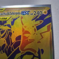 Pokemon Pikachu & Zekrom GX Tag Team SM248 Promo Card Sun & Moon NM Condition - Image 3
