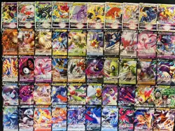 100 ex V Vstar RR RRR Holo Full Arts Lot Set Pokemon Japanese Cards T277 - Image 2