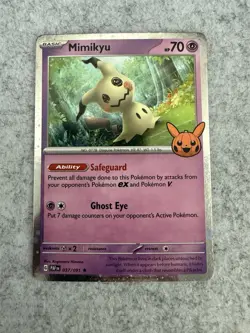 Mimikyu 037/091 Pokemon Trick Or Trade Holo 2024 Halloween Promo Card NM - Image 1