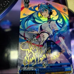 DIY Weiss Schwarz Hatsune Miku SP Signed NM Card TCG CCG Japanese Colorful Stage - Image 3