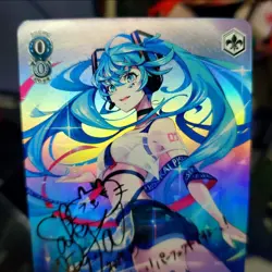 DIY Weiss Schwarz Hatsune Miku SP Signed NM Card TCG CCG Japanese Colorful Stage - Image 5