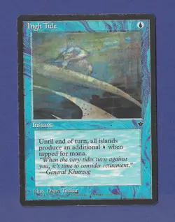 1994 Magic the Gathering - High Tide - Instant - Fallen Empires MTG - Image 1