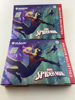 Magic The Gathering Marvel Spider-Man Collector Booster x2 MTG Factory Sealed - Image 1