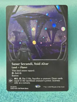 Susur Secundi, Void Altar (Borderless) (Galaxy Foil) - Edge of Eternities (EOE) - Image 1