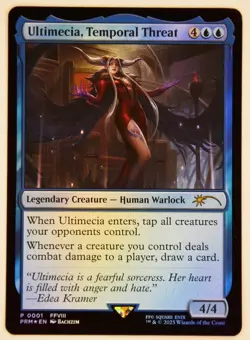 MTG Ultimecia, Temporal Threat Final Fantasy Promo PRM FOIL NM Near Mint - Image 1