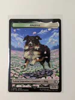 MTG Angelo / Darkstar #0019 #0020 Extended Art Final Fantasy Legendary Dog - Image 1