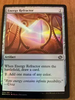 1x Energy Refractor - Foil MTG The Brothers' War NM Magic Foil - Image 1