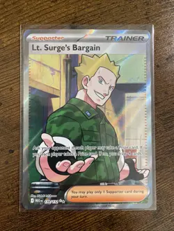 Lt. Surge's Bargain 170/132 - Full Art - Pokemon Mega Evolution - Image 1