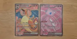 Pokemon 151 Full Art Lot All Near Mint to Mint Condition English Lot Of 9 Mew - Image 2