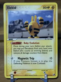 Elekid - 23/115 - Rare - EX Unseen Forces - NM - Non holo Pokemon FREE SHIPPING - Image 1