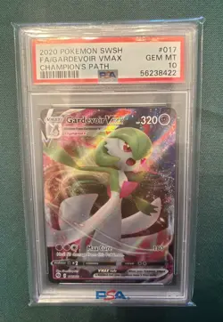 2020 Pokemon Sword & Shield Gardevoir VMAX #017 - PSA 10 Gem Mint - Image 1