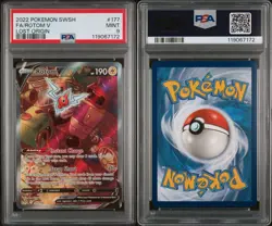PSA 9 Rotom V 177/196 Pokemon Lost Origin 2022 Alt Art Full Art SWSH GEM MINT - Image 3