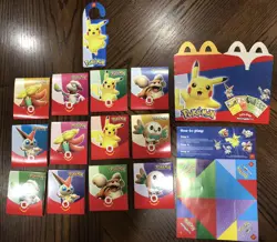 McDonald’s Happy Meal 2022 Pokemon Match Battle SEALED Packs Full Set of 12 -NEW - Image 1