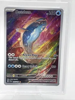 2023 POKEMON SVI EN-SCARLET & VIOLET ILLUSTRATION RARE #207 DONDOZO PSA 9 - Image 2
