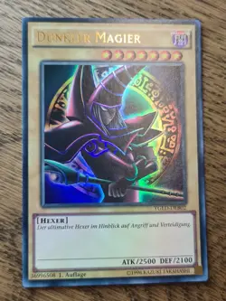 Dark Magician (V.2 - Ultra Rare)●YUGIOH●YGLD●2015●GERMAN●1st EDITION●NM●DR013 - Image 1