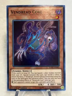 Yu-Gi-Oh! Vendread Core EXFO-EN083 1st Edition Super Rare - Image 1
