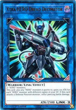 Xtra HERO Dread Decimator - LEHD-ENA00 - Ultra Rare - 1st Edition Near Mint Yugi - Image 1