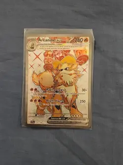 Pack Fresh 🌱 ARCAININE EX Pokemon card 224/198 Near Mint Full Art - Image 1
