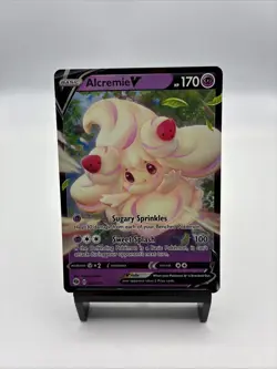 Pokemon Card Alcremie V 022/073 Ultra Rare Champions Path Near Mint 🔮 - Image 1